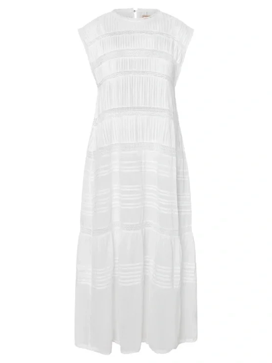 NWT Sonderhaus Margot Dress - Cotton Eyelet Heritage Maxi Dress - Picture 4 of 12